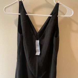 Ann taylor black V neck LBD dress NWT